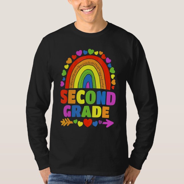 Camiseta Equipo de Maestros de Segundo Grado Arcoíris Segun (Anverso)