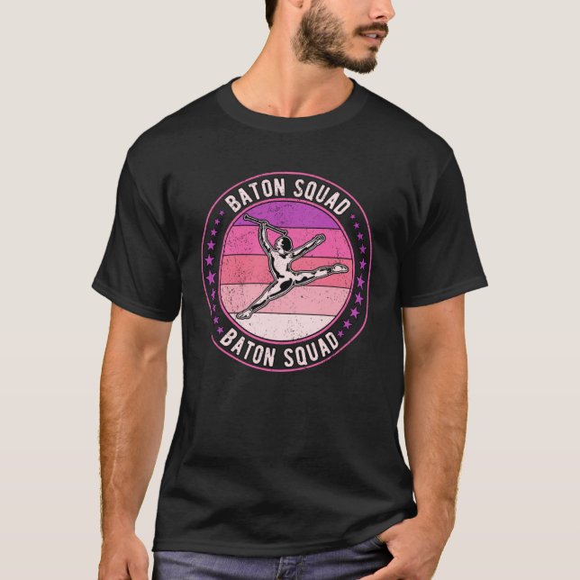 Camiseta Equipo de majorette de batuta (Anverso)