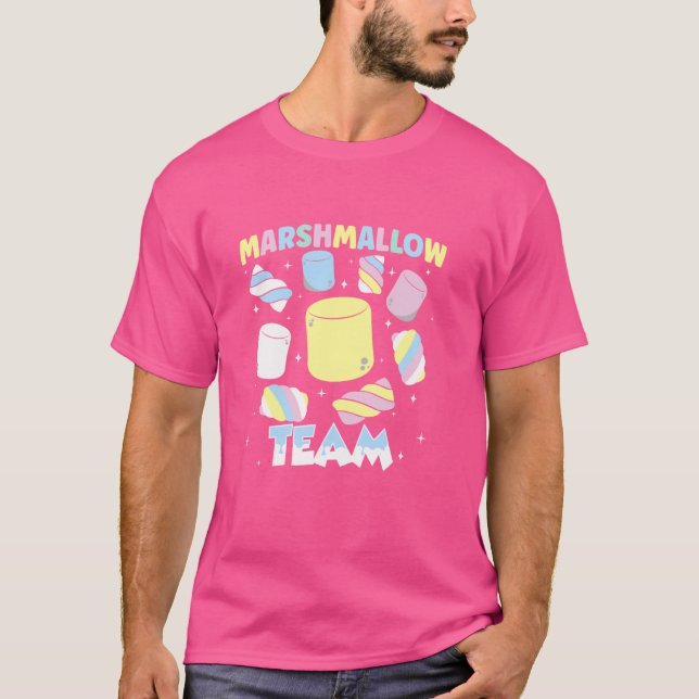 Camiseta Equipo de malvavisco - Caramelos de golosinas de m (Anverso)