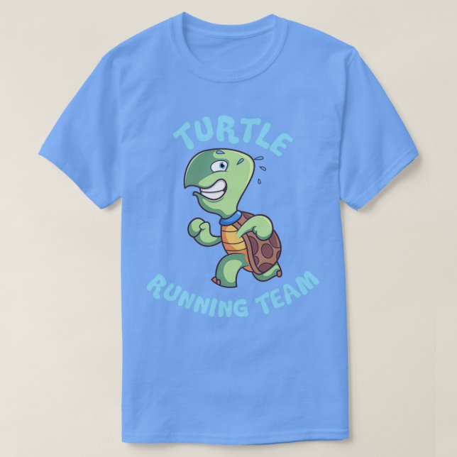 Camiseta Equipo de manejo de tortugas conduce maratones atl (Diseño del anverso)