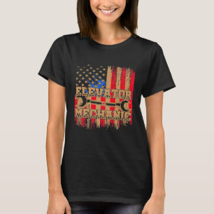Camiseta Equipo de mantenimiento mecánico de elevador