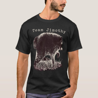 Camiseta Equipo de Mapache Divertido de Jimothy para Hombre