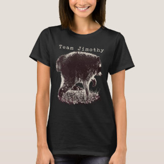 Camiseta Equipo de Mapache Divertido de Jimothy para Hombre