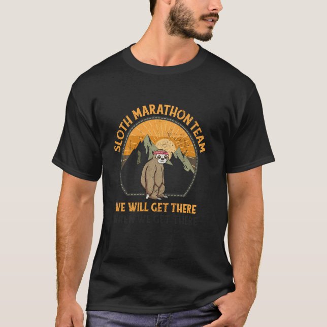 Camiseta Equipo de Maratón Sloth de Sloth (Anverso)