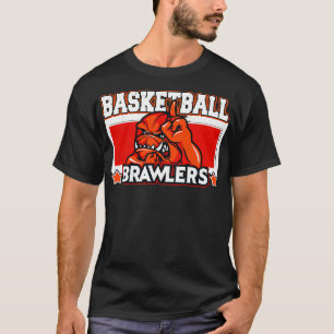 Camiseta Equipo de Mascota de Baloncesto Deportivo Brawlers