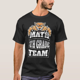 Camiseta Equipo de matemáticas Profesores de octavo grado E