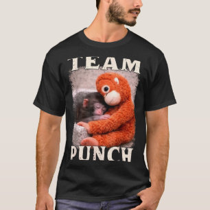 Camiseta Equipo de meme de golpe de mono bebé tendencia de