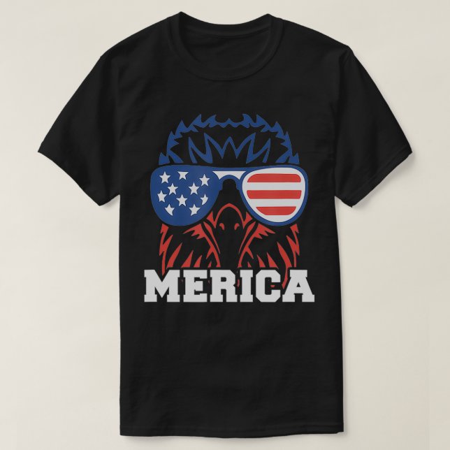 Camiseta Equipo De Merica Para Hombres Y Mujeres 4 De Julio (Diseño del anverso)
