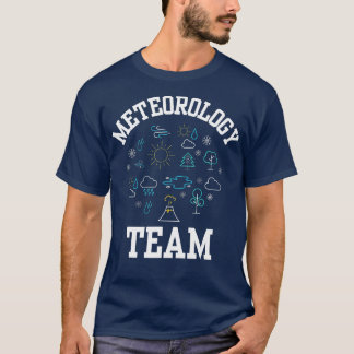 Camiseta Equipo de Meteorología Trabajo Meteorólogo Forecas