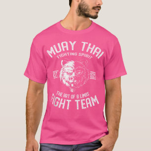 Camiseta Equipo de Muay Thai Grizzly Fight Nak Muay Kickbox