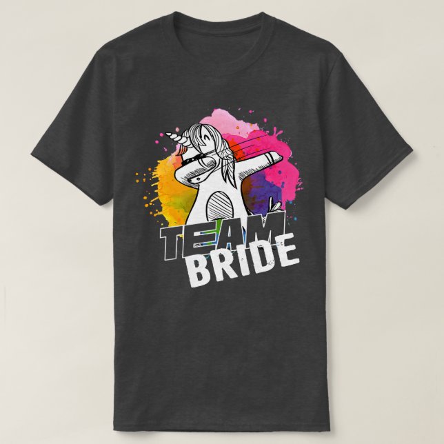 Camiseta Equipo de mujeres de la novia Mujeres despedida de (Diseño del anverso)