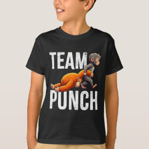Camiseta Equipo de mujeres golpea adorable monito bebé