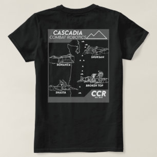 Camiseta Equipo de Mujeres Wireframe