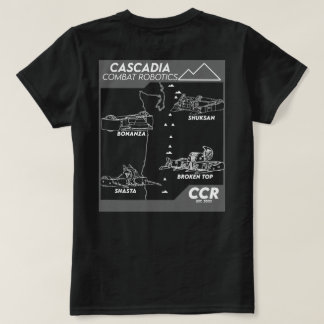 Camiseta Equipo de Mujeres Wireframe
