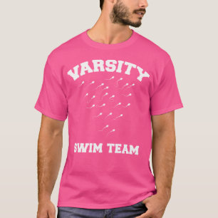Camiseta Equipo De Natación Crudo Varsity Sperm Unisex-Adul