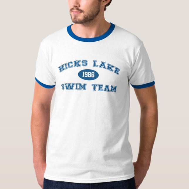 Camiseta Equipo de natación del lago hicks (Anverso)