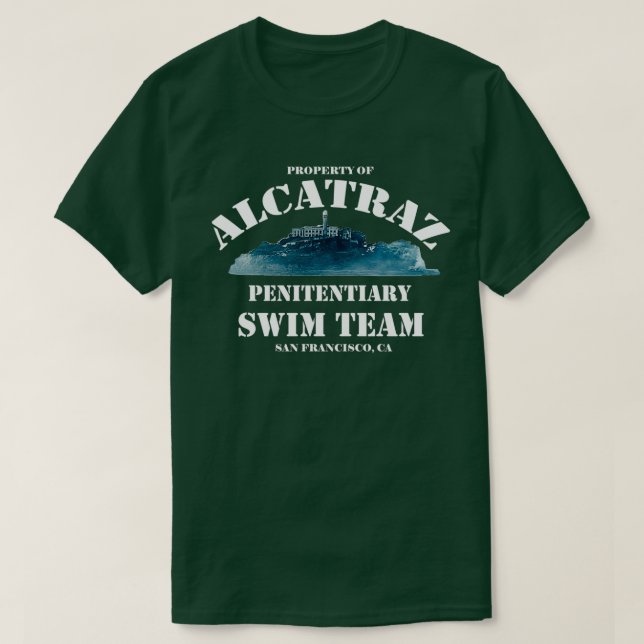 Camiseta Equipo de natación penitenciaria de Alcatraz (Diseño del anverso)