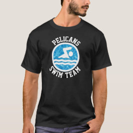 Camiseta Equipo De Natación personalizado Y Nombre Del Nada