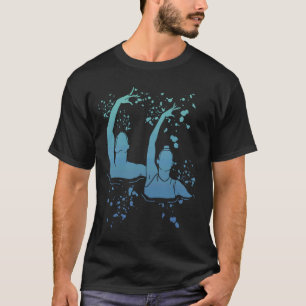 Camiseta Equipo de natación sincronizada Colorsplash Artist