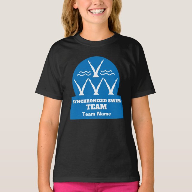 Camiseta Equipo De Natación Sincronizado (Anverso)