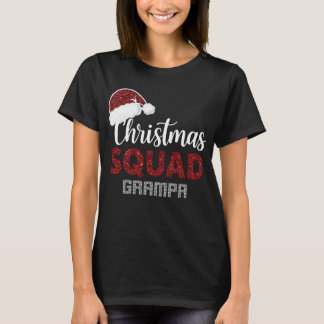 Camiseta Equipo de Navidad Abuelo Divertido Pareo de Navida