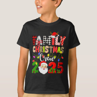 Camiseta Equipo de Navidad Familiar 2025 Outfit Coordinado