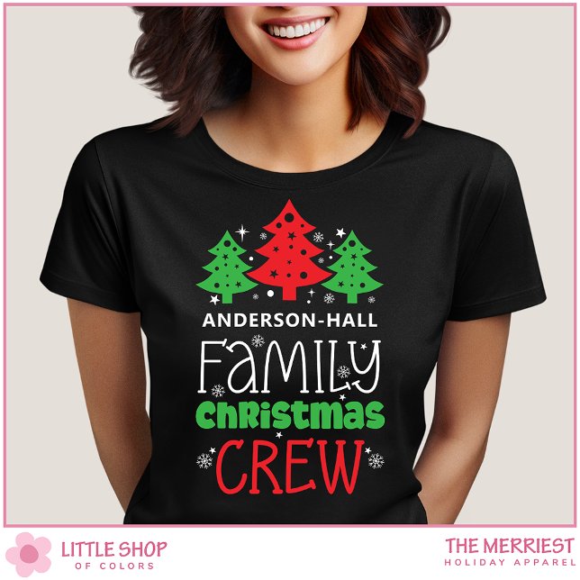 Camiseta Equipo de Navidad Familiar Personalizado (Subido por el creador)