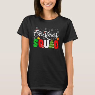 Camiseta Equipo de Navidad Grupo Familiar Combinación Navid