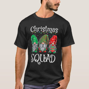 Camiseta Equipo de Navidad Pijamas de Gnomo para Familias a