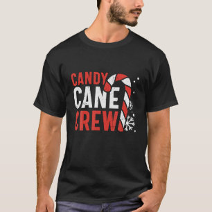 Camiseta Equipo de Navidades de Candy Cane con familia coin