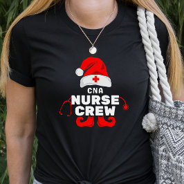 Camiseta Equipo de Navidades de enfermería de Cute Elf