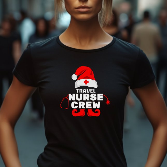 Camiseta Equipo de Navidades de enfermería de Cute Elf (Subido por el creador)