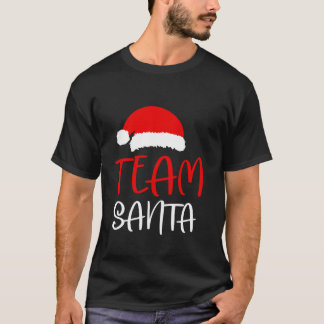 Camiseta Equipo de navidades de familia Santa Matching Navi