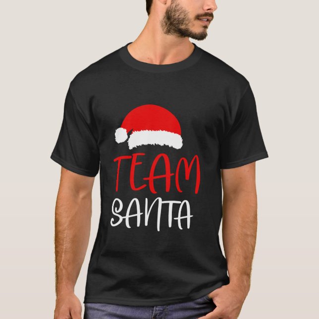 Camiseta Equipo de navidades de familia Santa Matching Navi (Anverso)