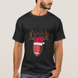 Camiseta Equipo de navidades de la pelota de fútbol Santa H