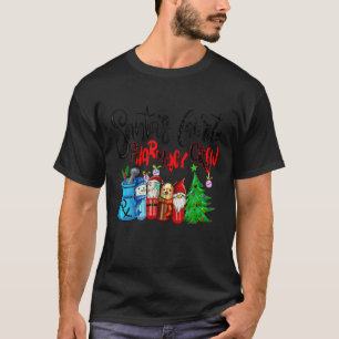 Camiseta Equipo de Navidades de la tripulación de farmacia 
