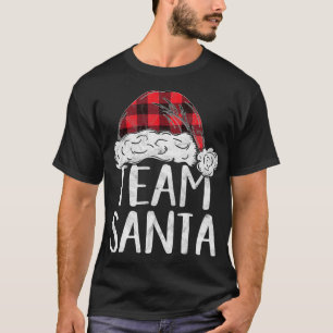 Camiseta Equipo de Navidades de Santa  Disfraces Familia Ma