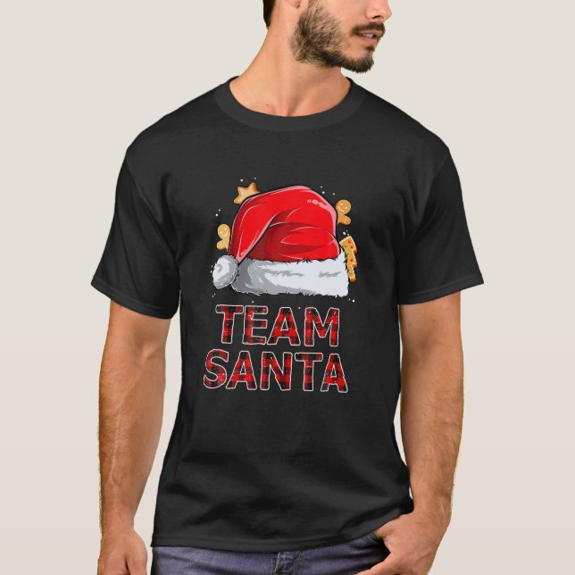 Camiseta Equipo de Navidades de Santa  Graciosa Familia coi (Anverso)