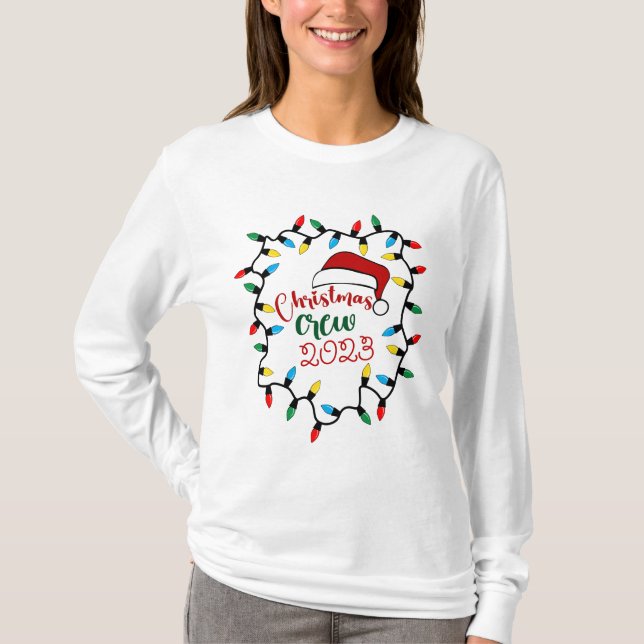 Camiseta Equipo de navidades para mujeres (Anverso)