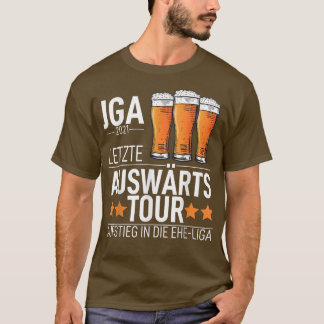 Camiseta Equipo de Noche de Soltero Jga Hombre Novio Última