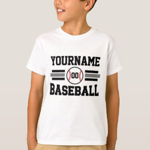 Camiseta Equipo de NOMBRE del jugador de béisbol retro pers