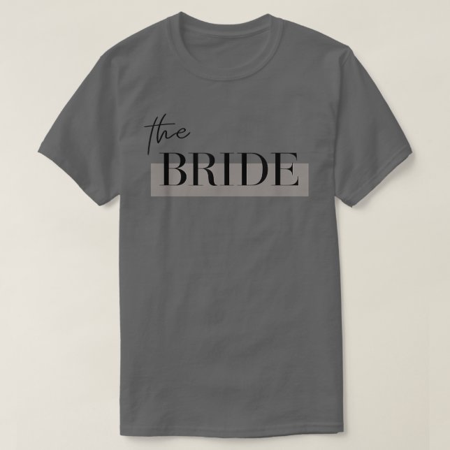 Camiseta Equipo de novia a juego, novia de la fiesta de des (Diseño del anverso)
