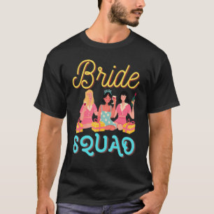 Camiseta Equipo de Novia de Boda Fiesta de Despedida de Sol