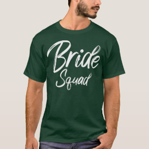 Camiseta Equipo de Novia de la Squad de la Novia Fiesta de 