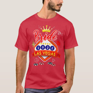 Camiseta Equipo de novia de Vegas 2022, Casada en Vegas Des