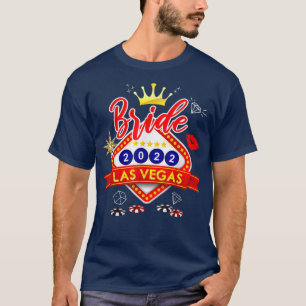 Camiseta Equipo de novia de Vegas 2022, Casada en Vegas Des