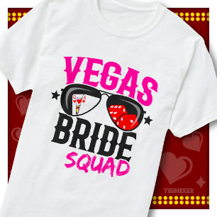 Camiseta Equipo de Novia de Vegas Casino Divertido Fiesta d