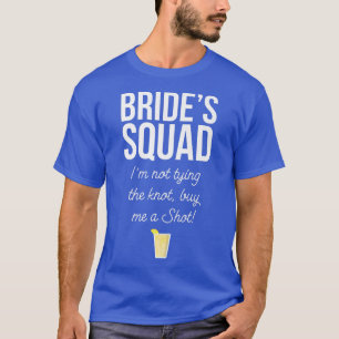 Camiseta Equipo de Novia Divertido Fiesta de Despedida de S