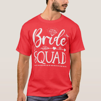 Camiseta Equipo de novia flecha fiesta de boda y despedida 
