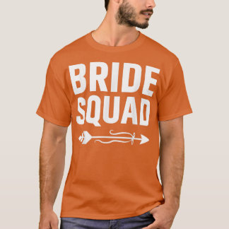Camiseta Equipo de novia flecha fiesta de boda y despedida 
